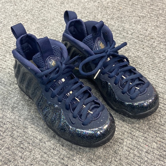 obsidian glitter foamposite